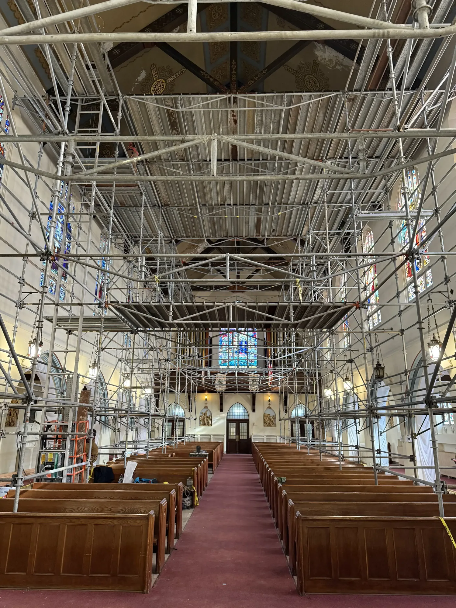 Before Church Inside Plaster by A. Pennacchi & Sons